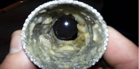 Scale build-up inside a process pipe