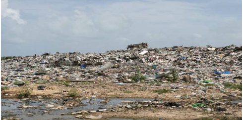 Solid waste landfill site